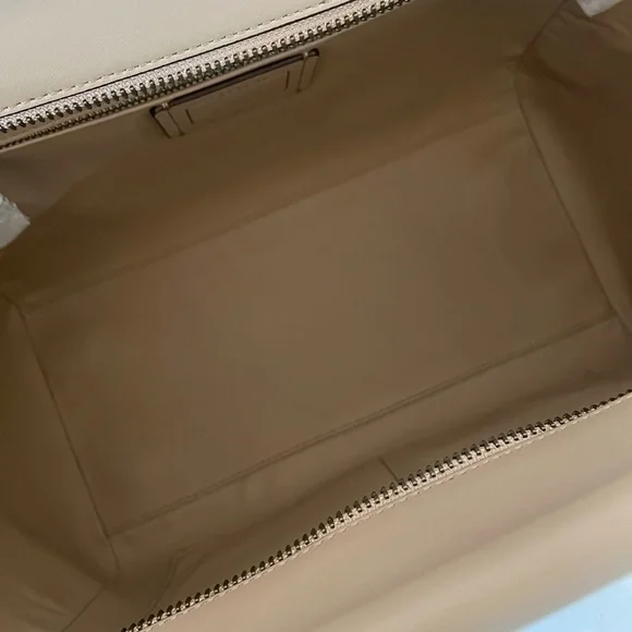 Coach Drifter Carryall Tote Leather Suede in Stone Gray 38389 - Picture 13 of 15